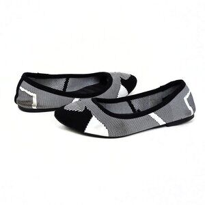 Skechers Cleo Wham Knit Ballet Flats Shoes Womens 10 Air Memory Foam Loafers